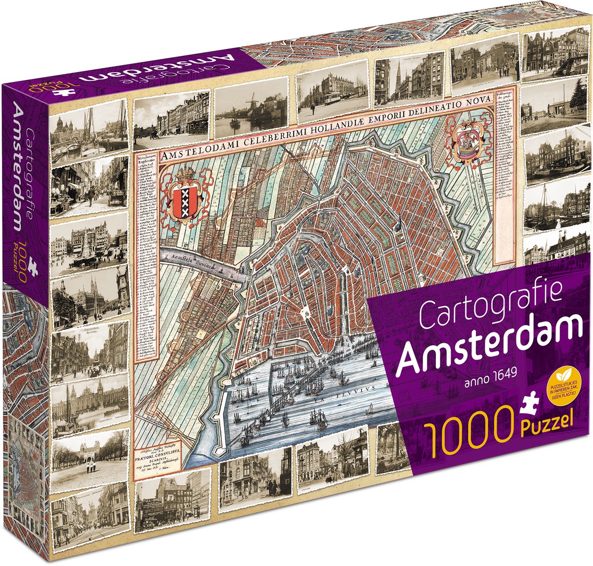 Tuckers lustige Fabrikkartographie Amsterdam (1000) – Puzzle
