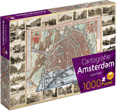 Tuckers lustige Fabrikkartographie Amsterdam (1000) – Puzzle