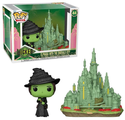 Funko Wicked Elphaba mit der Smaragdstadt (Pop! Town) Vinylfigur 44 Unisex Pop! - neutral - Standard