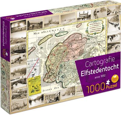 Tuckers lustige Fabrikkartographie-Elf-Städte-Tour (1000) – Puzzle