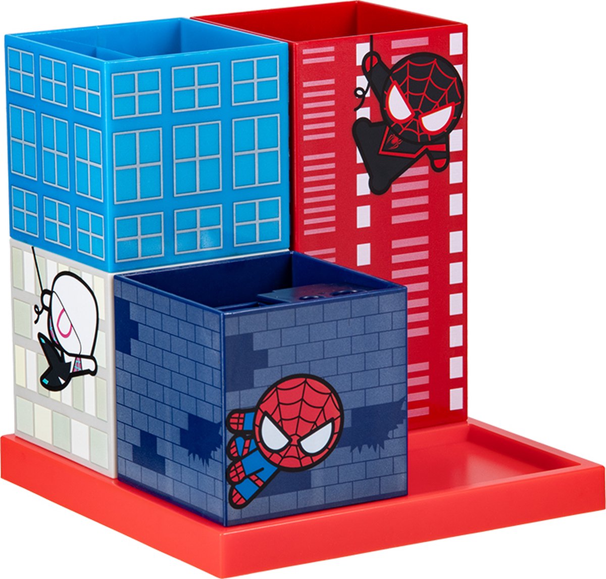Paladone Spider-Man Schreibtisch-Organizer 15 cm rot