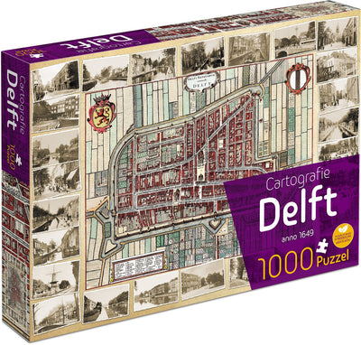 Tuckers lustige Fabrikkartographie Delft (1000) – Puzzle