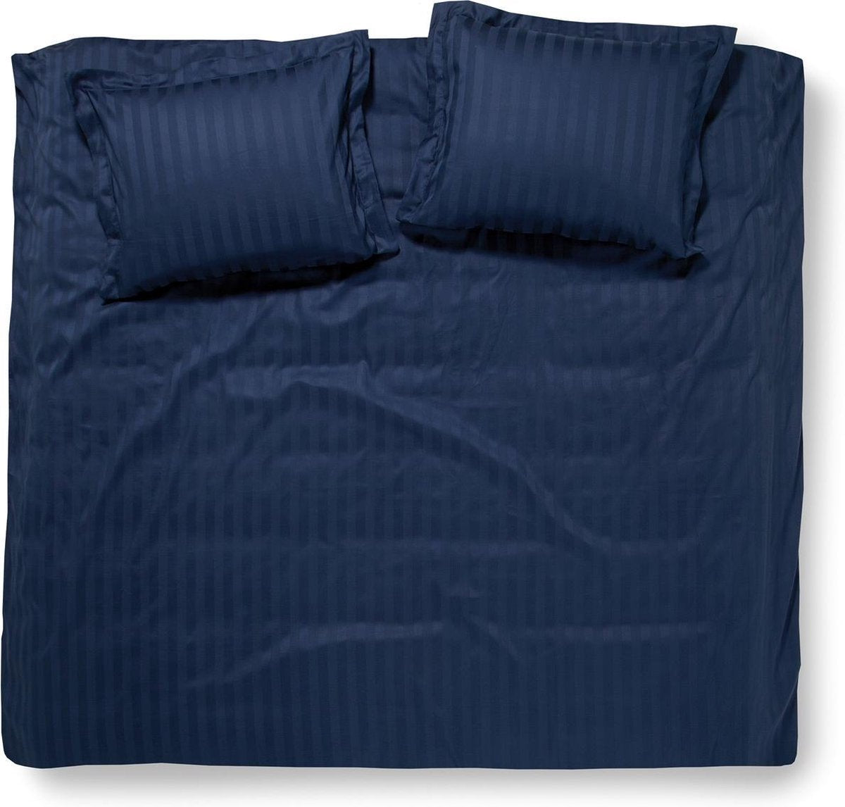 Damai linea – Bettbezug – 240 x 200 220 cm – Einzelbetten – Indigo + 2 Kissenbezüge 60 x 70