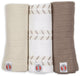 Lodger Pucktuch – hydrophile Tücher – Creme – 70 x 70 cm – 3 Stück – Bio-Baumwolle