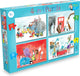 Leopold 4-in-1-Puzzle lustig und unpassend