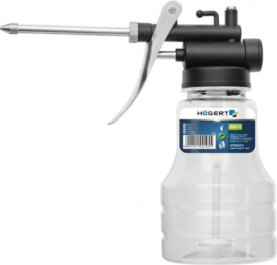 Högert technik ht8g925 – manuelle Ölkanne – 250 ml – transparenter Behälter – ergonomisch