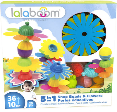 Lalaboom – Lernperlen und Blumen – 25 Stück