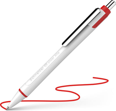 Schneider Schreibgeräte Schneider Kugelschreiber – Slider Xite – 0,6 mm – Rot – 10 Stück – S-133202-10