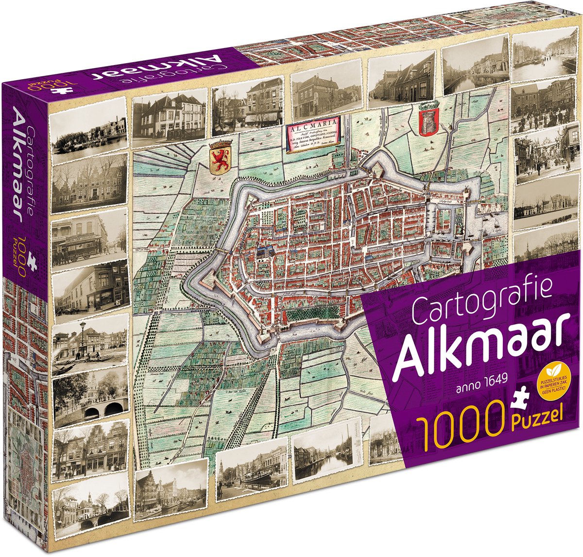 Tuckers lustige Fabrikkartographie Alkmaar (1000) – Puzzle