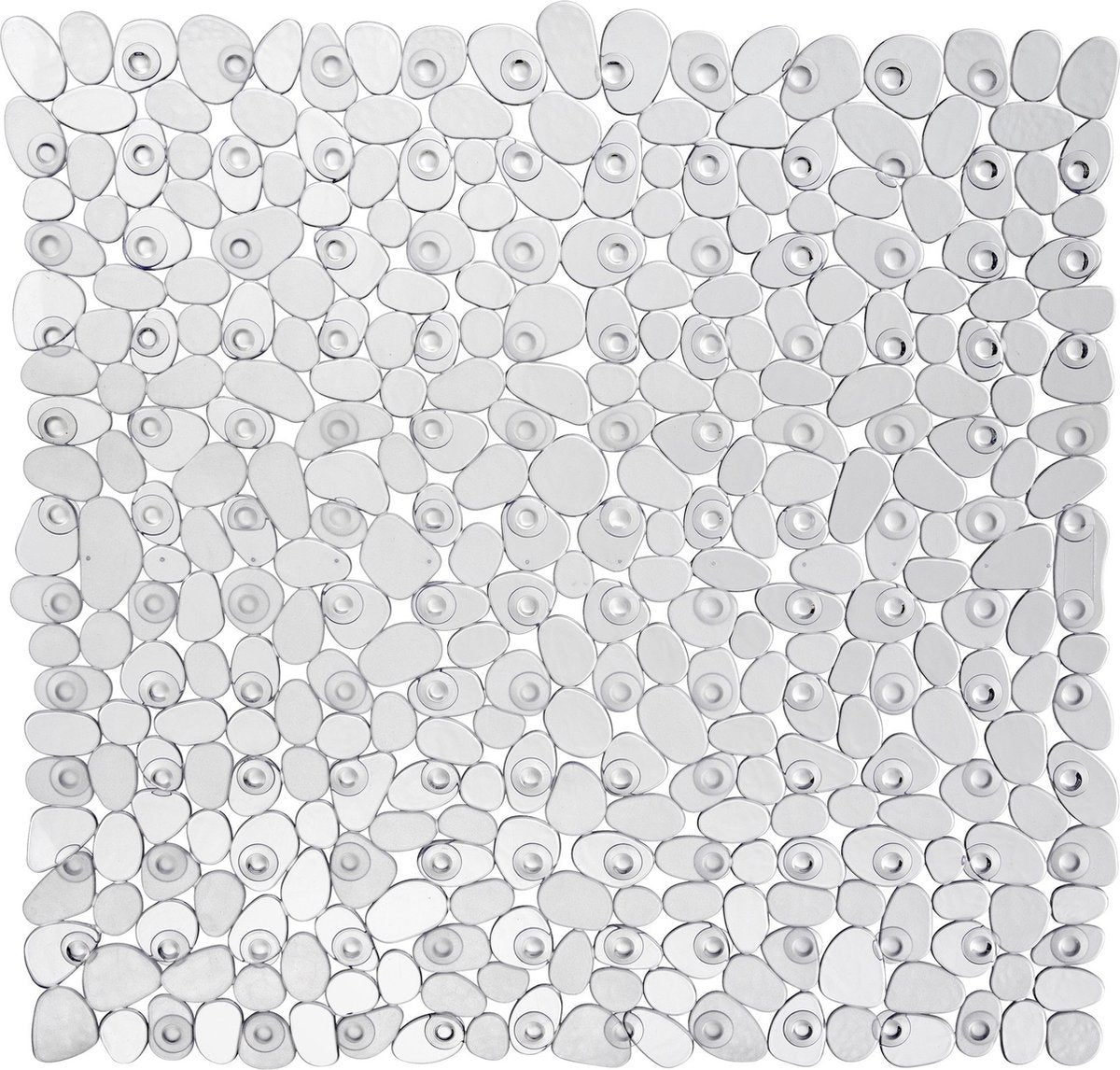 Wenko Antirutsch-Duschmatte Paradise 54x54cm transparent – Antirutschmatte für die Dusche – mit Saugnäpfen