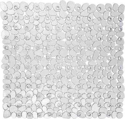 Wenko Antirutsch-Duschmatte Paradise 54x54cm transparent – Antirutschmatte für die Dusche – mit Saugnäpfen