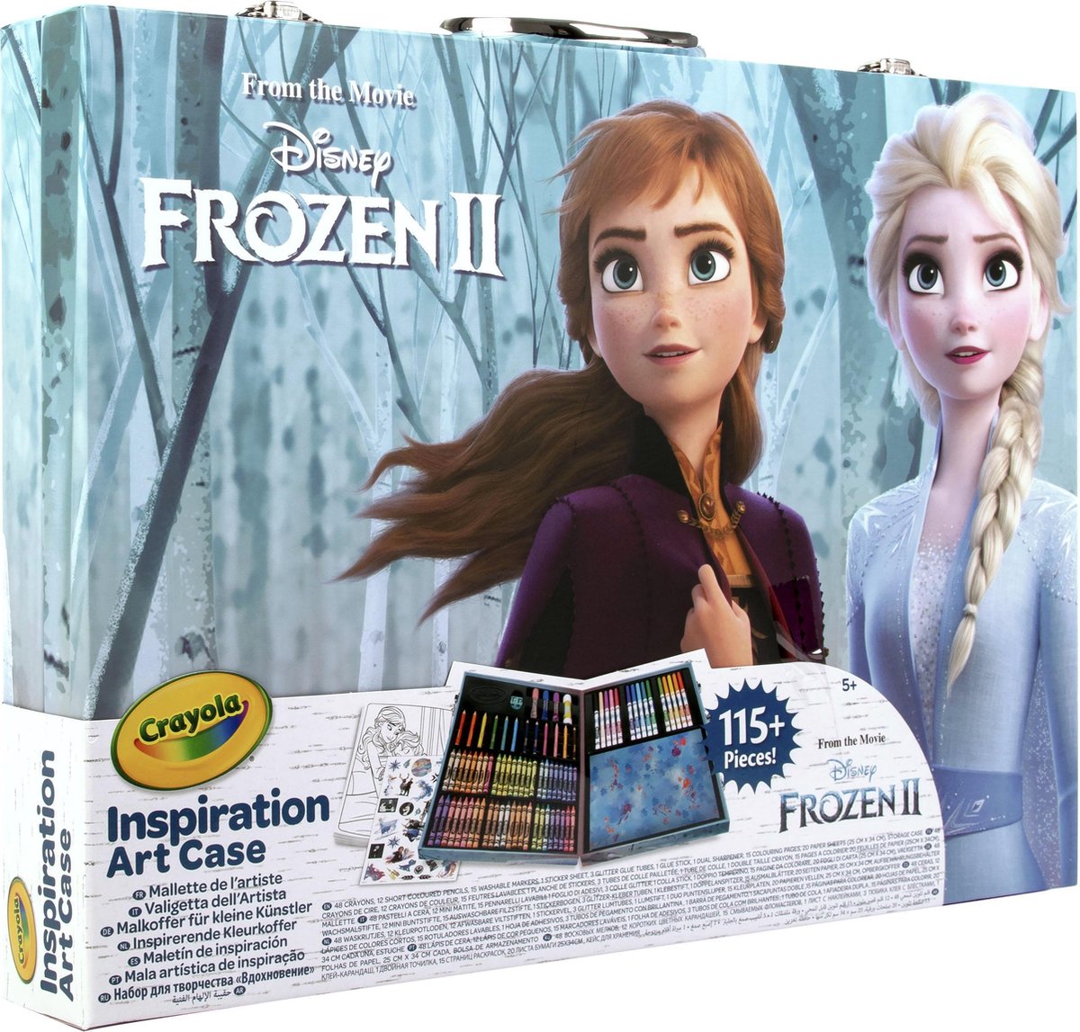 Crayola – Frozen 2 – Hobby-Paket – Frozen 2 – Inspirations-Malkoffer für Kinder