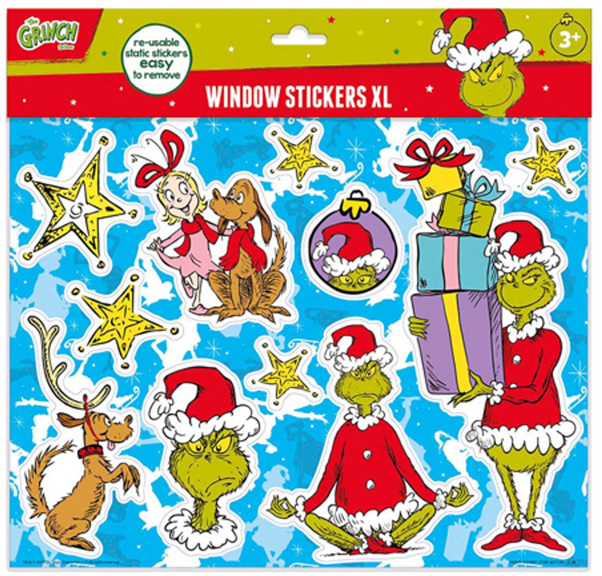 Totum Fensteraufkleber XL Grinch