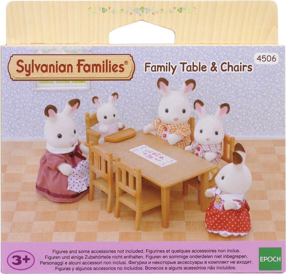 Sylvanian Family 4506 Esstisch-Set, Puppenhausmöbel
