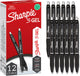 Sharpies Gel | Gelstifte | mittlere Spitze (0,7 mm) | schwarze Tinte | 12 Stück