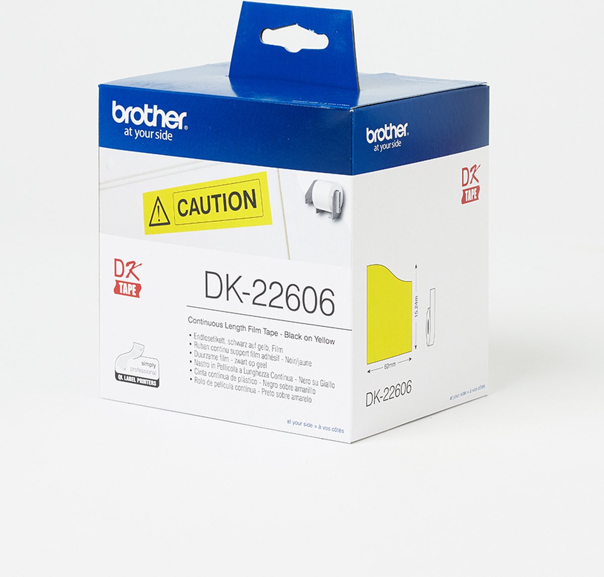 Brother dk-22606 – selbstklebendes Folienband