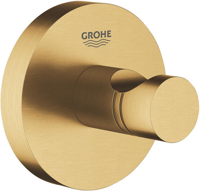 Grohe Starthaken – Wandmontage – Schrauben oder Kleber – Metall – gebürsteter, cooler Sonnenaufgang