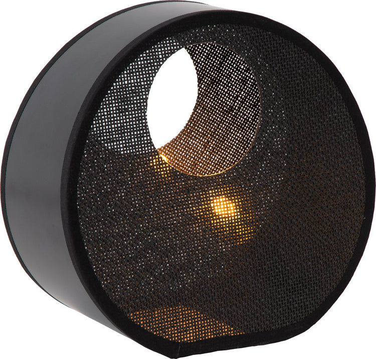 Lucide loxia - Tischlampe - ø 26,5 cm - 1xe14 - schwarz