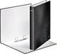 Leitz Wow Ringbinder A4 – 2 Ringe – Rückenbreite 40 mm mit 2 D-Ringen – Schwarz