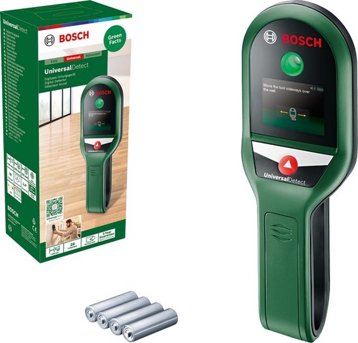 Bosch universaldetect - Rohrdetektor - inklusive Batterien - 4059952648255
