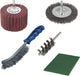 Wolfcraft - Metallbearbeitungsset 5-teilig - Rostentferner - Rostentfernungswerkzeuge - 5641000