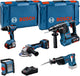 Bosch Combo Kit 18V Set mit 5 Werkzeugen: GSB + GBH + GWS + G...
