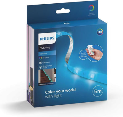 Philips LED-Lichtleiste – farbiges Licht – 5 m