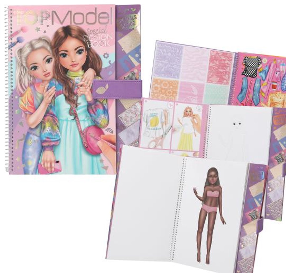 Depesche Malbuch Topmodel Sonderdesign – kreatives Zeichnen und Gestalten.