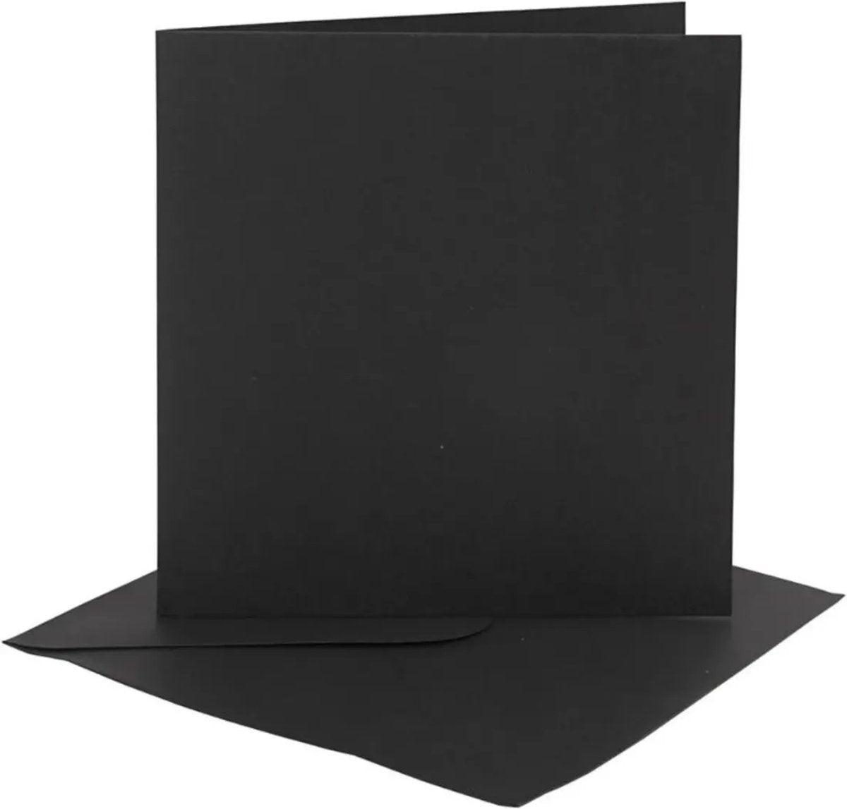 Creativ Firmenkartenumschläge schwarz 15x15 cm 50 Sets