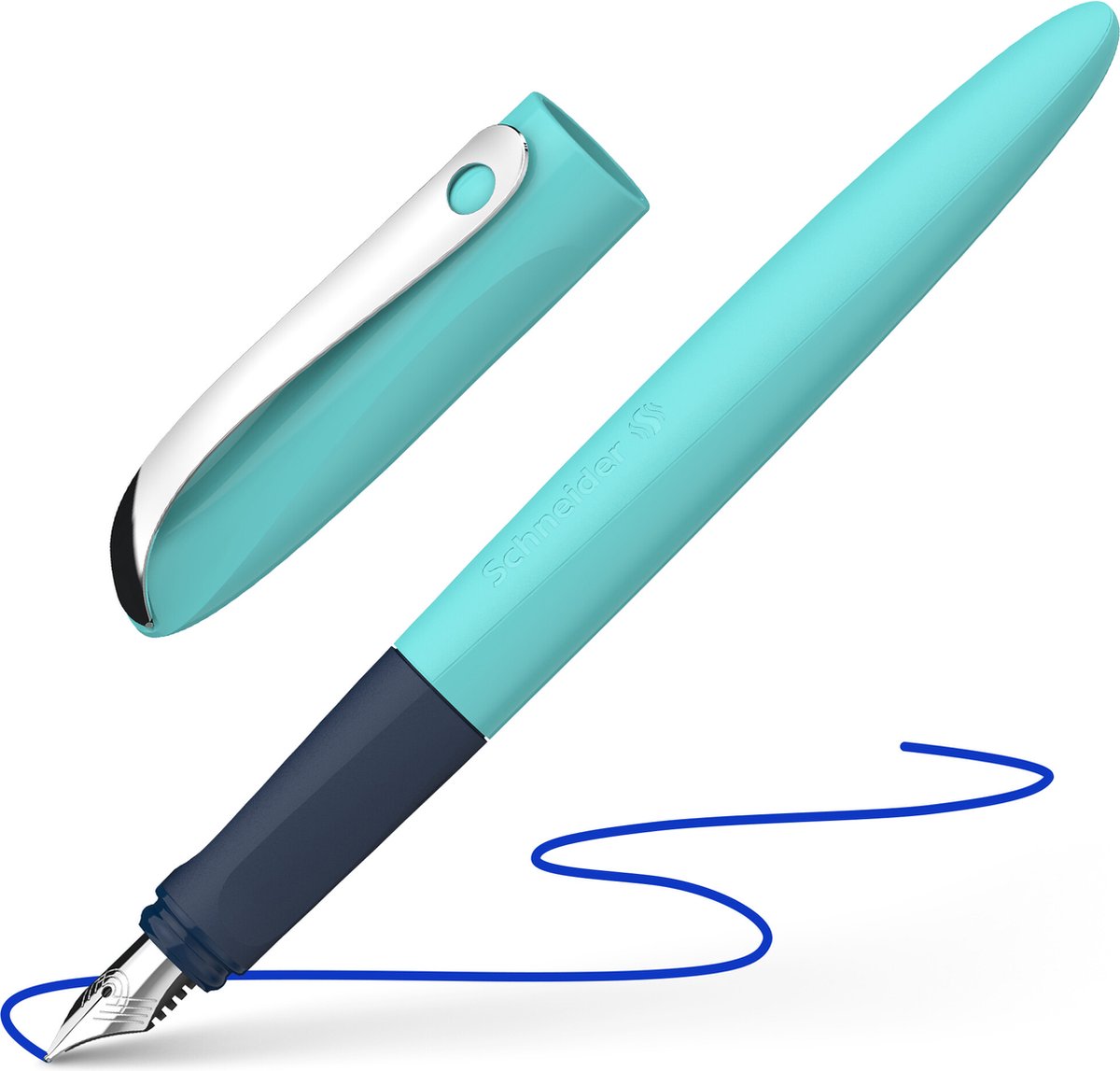 Schneider Stationery Schneider Füllfederhalter – gewellt – Türkis – Feder M – S-162132