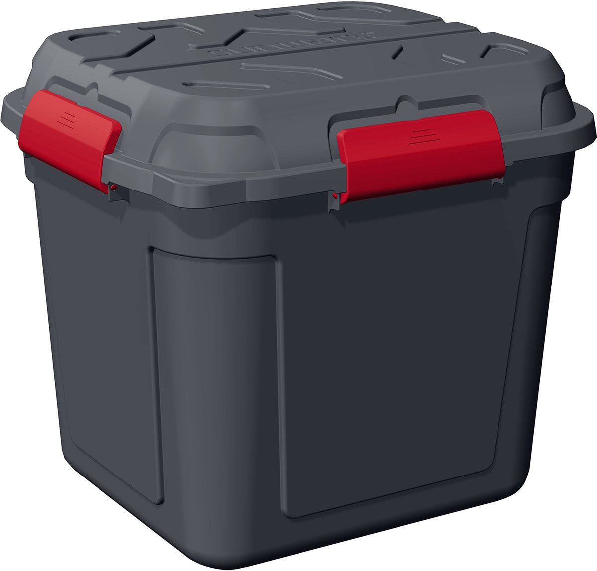 Sunware q-line wasserdichte Aufbewahrungsbox mit Deckel 110 l – 60,1 x 53,1 x 54,5 cm