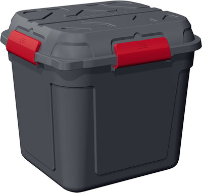 Sunware q-line wasserdichte Aufbewahrungsbox mit Deckel 110 l – 60,1 x 53,1 x 54,5 cm