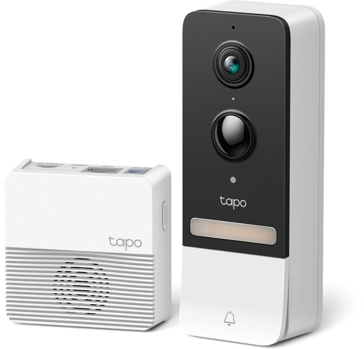Tp-Link Tapo D230S1 kabellose Video-Türklingel mit Akku – 2K 5 MP Video – inklusive Hub – ohne Abonnement – intelligente Türklingel