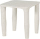 Woood Vion niedriger Beistelltisch – Pappmaché – gebrochenes Weiß – 40 x 40 x 40 cm