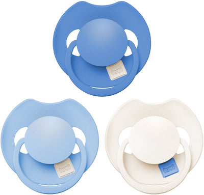 Difrax Lovi Schnuller Dynamic – Prime – 0 bis 6 Monate – Blau – 3 Stück