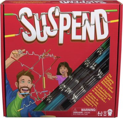 Spin-Master-Spiele – Suspend – ein ausgewogenes Familienspiel mit kniffligen Haken und ruhigen Händen, lustige Aktivität für Kinder und Erwachsene und Spieleabend mit der ganzen Familie, Lernspielzeug für 1–4 Spieler