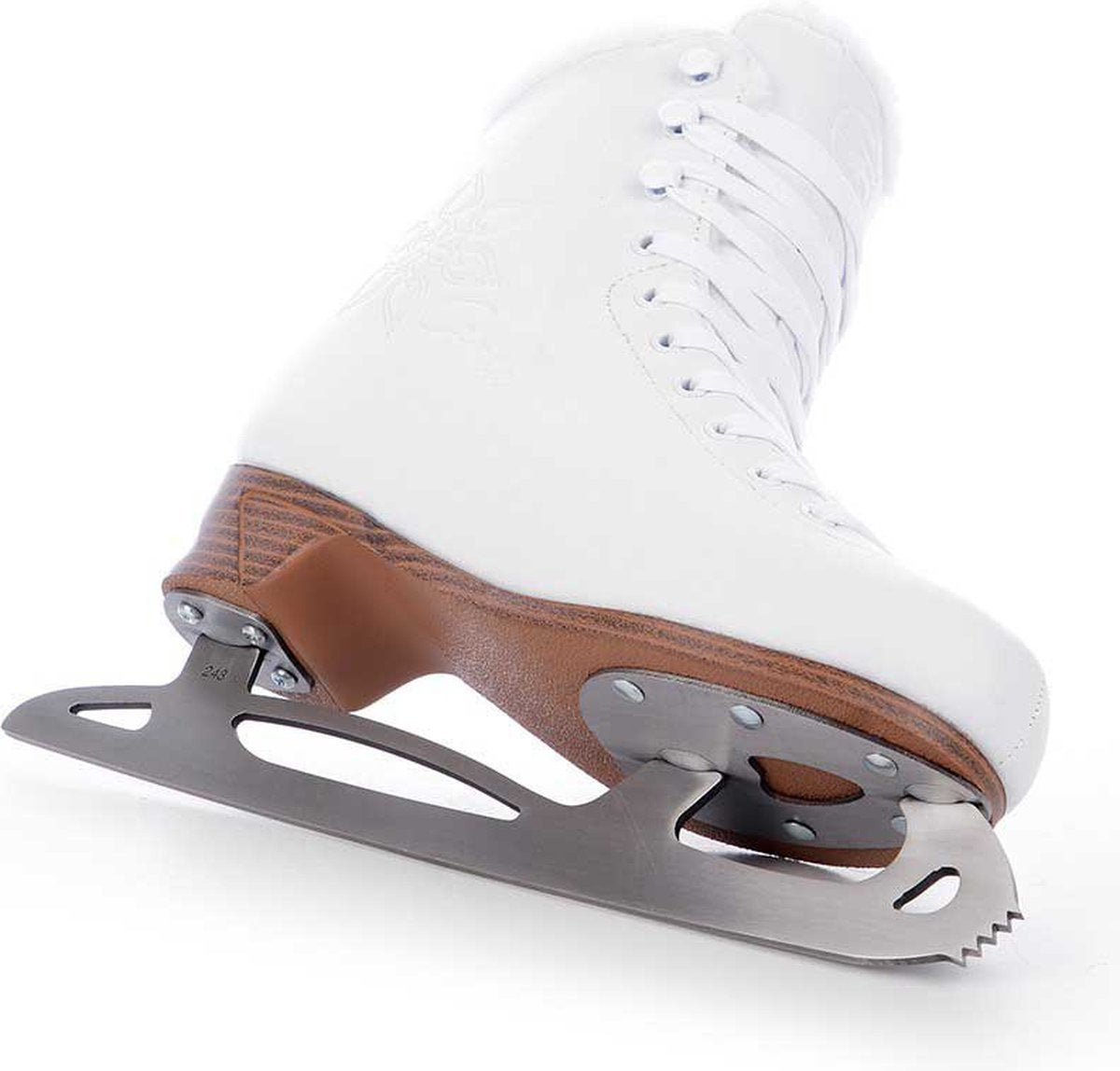 Tempish – Camila Ice – Eiskunstlaufschuhe – Eislaufen Damen – Weiß – Verstärkte Knöchelstütze, stilvolles weißes Design – Größe EU 37