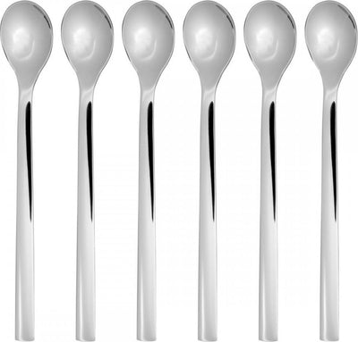 Wmf nuova – Latte-Macchiato-Löffel – 6-teilig – 19 cm – Edelstahl – spülmaschinenfest