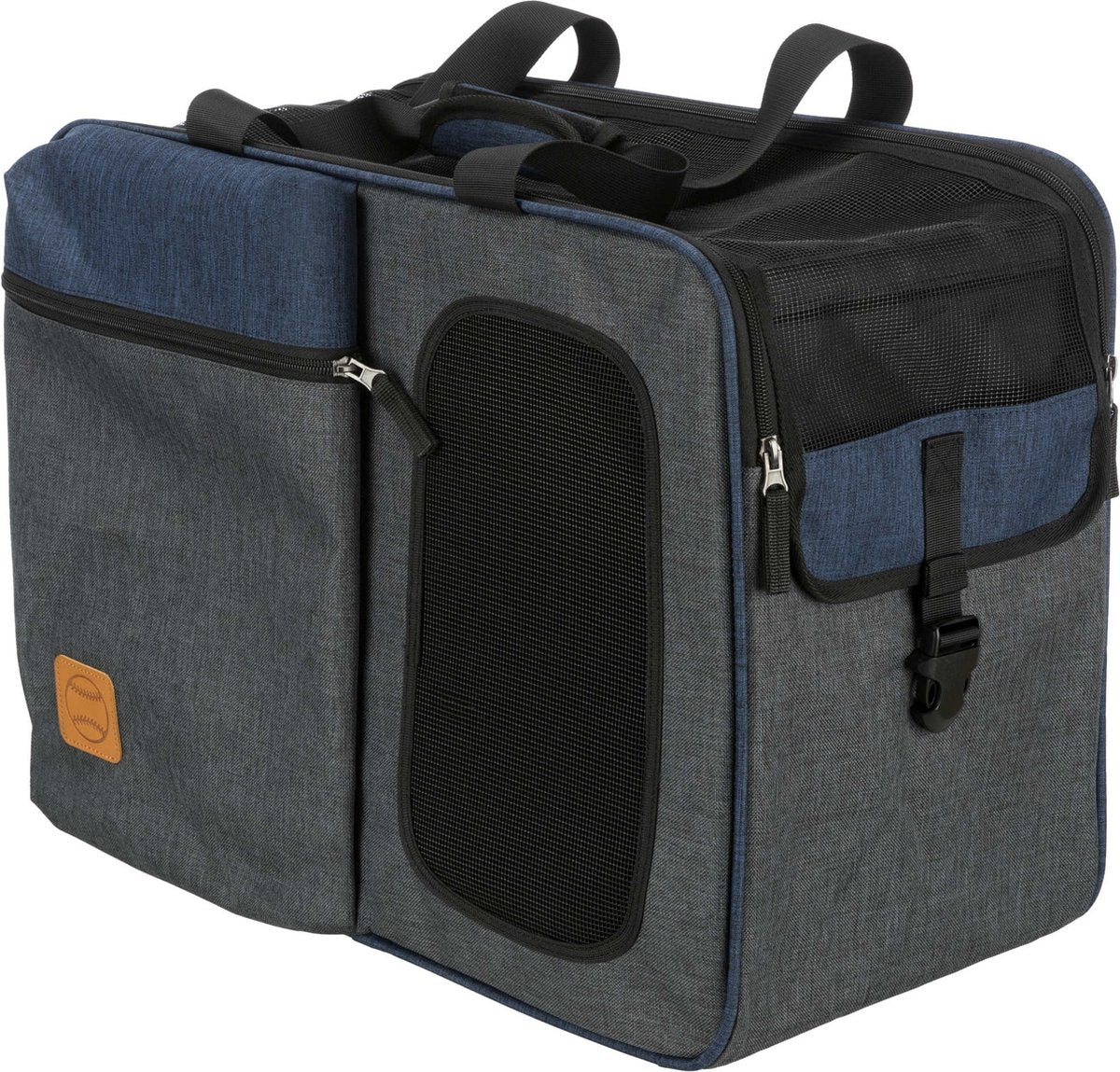 Trixie Tara Hunderucksack - Graublau - bis 7 kg - 25 x 38 x 50 cm
