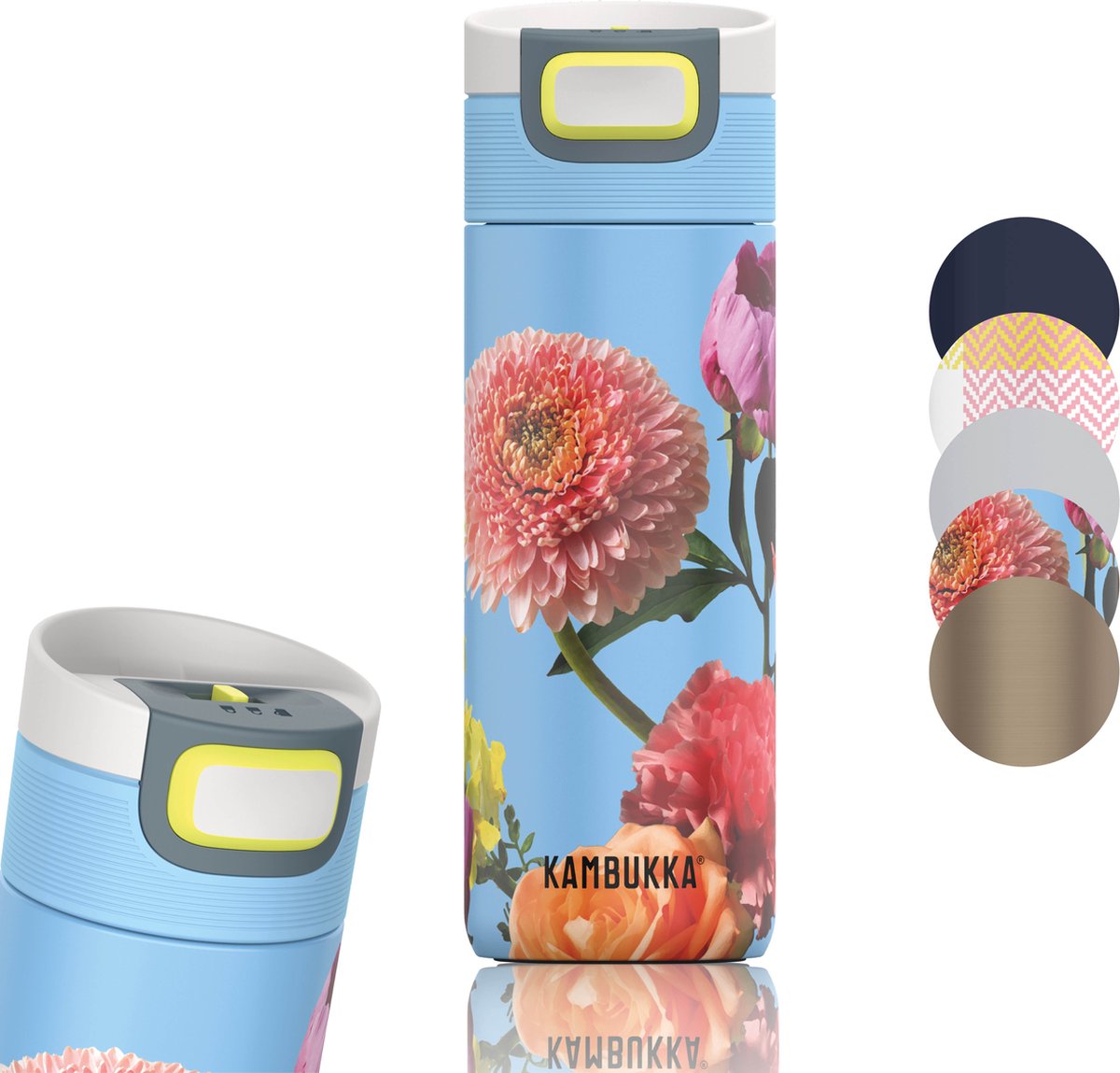 Kambukka Etna Thermobecher 500 ml – leicht zu reinigen – auslaufsicherer Kaffeebecher – Morning Glory
