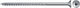 Fischer 670376 Spanplattenschraube Power-Fast II 5,0 x 50 Tx20 – Senkkopf – Teilgewinde – blau verzinkt (200 Stück)