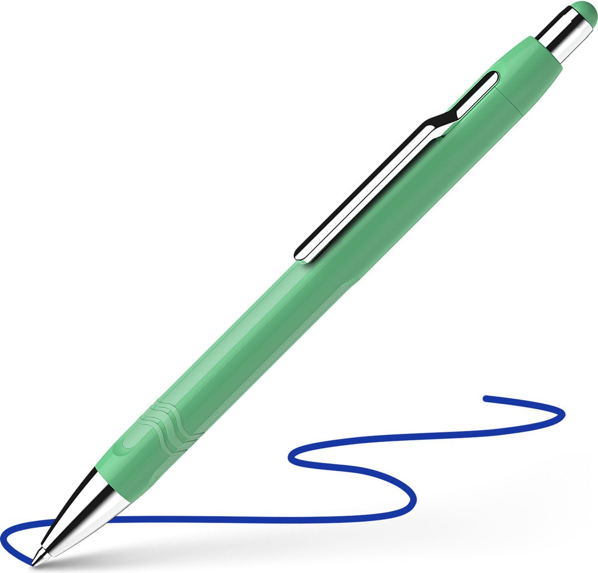 Schneider Schreibgeräte Schneider Kugelschreiber – Epsilon – Mintgrün – blaue Tinte – Schreibbreite xb – S-138614
