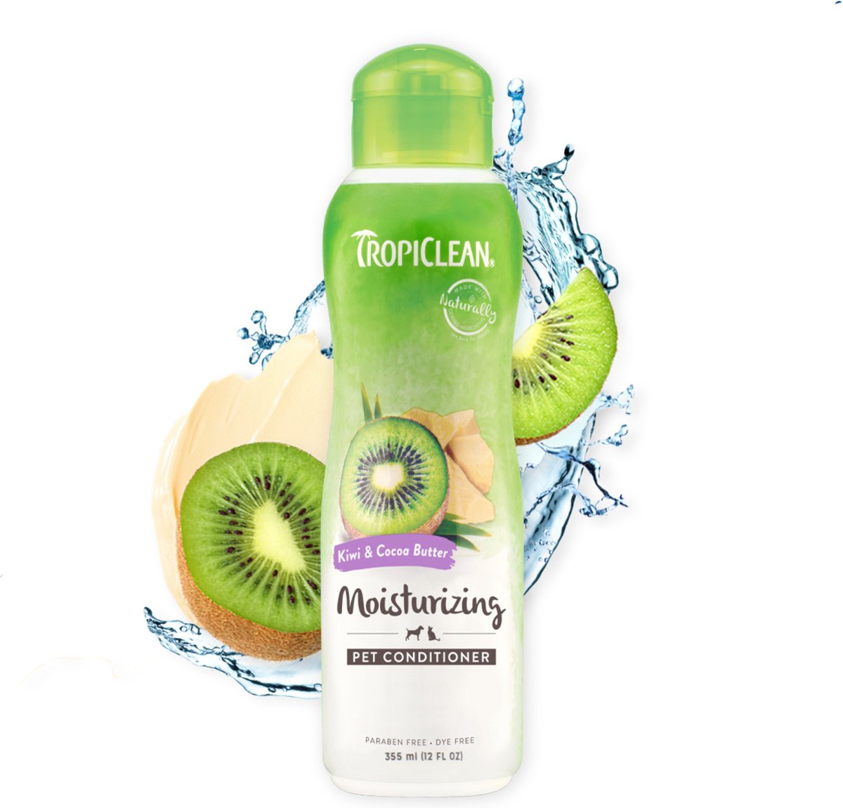 Tropiclean Kiwi- und Kokosnussbutter – Spülung für Hunde – 355 ml