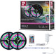 Paulmann einfacher LED-Streifen 10 Meter RGB Motion – Plug-Play-Set – 17 W – 12 V – weiß – Kunststoff