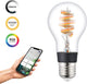 Eglo connect.z intelligente LED-Lampe – E27 – ø 6 cm – klar – einstellbares RGB-Licht – 3000 K – dimmbar – Zigbee
