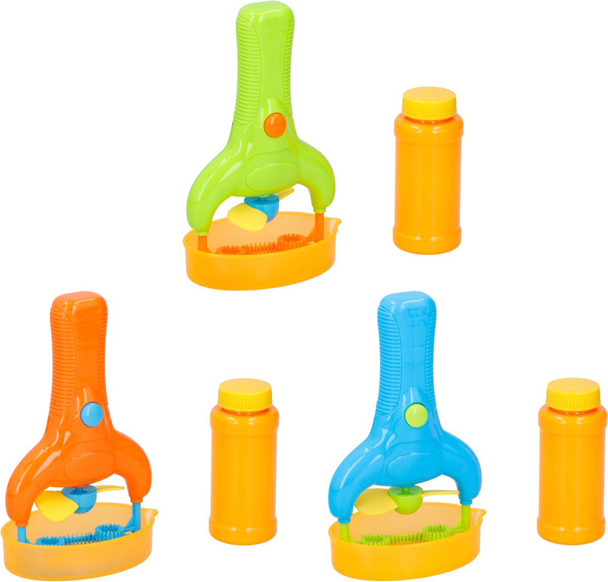 Bubblez Seifenblasenpistolen-Set mit Seifenblasenbläser – 118 ml – automatische Seifenblasenpistole – Spielzeug für Kinder – 1 zufällige Farbe