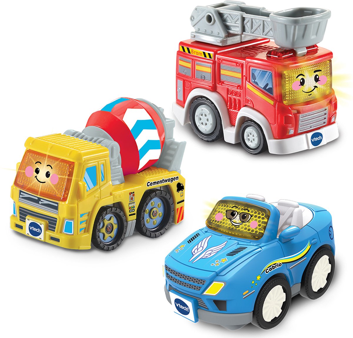 Vtech Toet Toet Auto's Pack Collin, Sepp und Bram