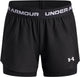 Under Armour ua Tech Play Up 2n1 kurze Unisex-Sporthose – Schwarz – Weiß