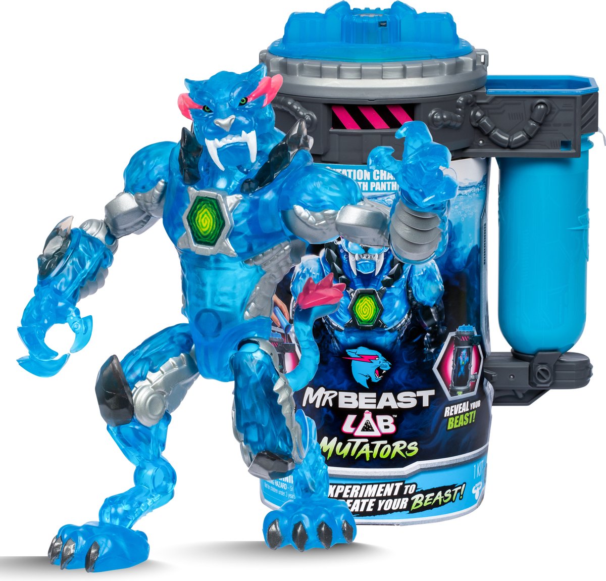 MrBeast Lab Mutator Stealth Panther Actionfigur