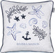 Riviera Maison Riviera Maison Sail Away Kissen Dekokissen – 45 x 45 cm – Blau